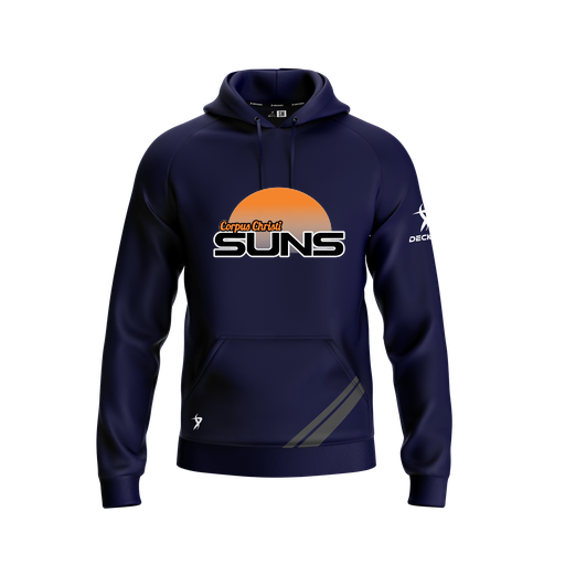 [CUS-DFW-SUHOOD-FLC-LSL-NVY-YXS-LOGO1] Summit Hoodie (Youth XS, Navy, Logo 1)