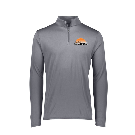 [FTLQFLGY-FAXS-LOGO1] Decker Women's Flex-Lite 1/4 Zip Shirt (Female Adult XS, Gray, Logo 1)