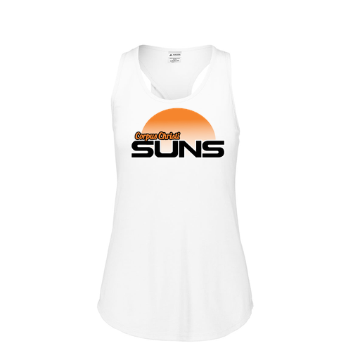 [3078.005.S-LOGO1] Ladies Tri Blend Tank Top (Female Adult S, White, Logo 1)