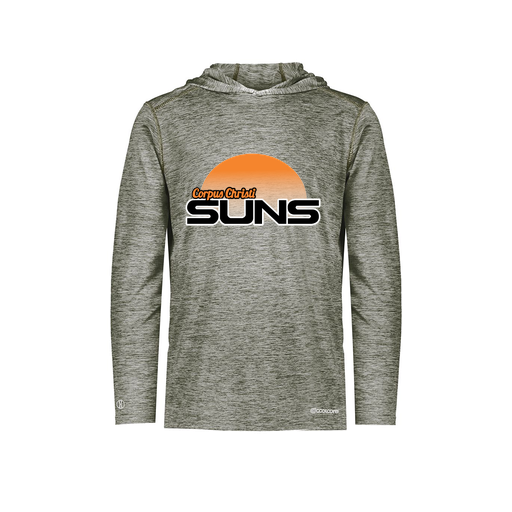 [CUS-DFW-CHGHOOD-PER-LSL-GRY-AS-LOGO1] Men's Charge Hoodie (Adult S, Gray, Logo 1)