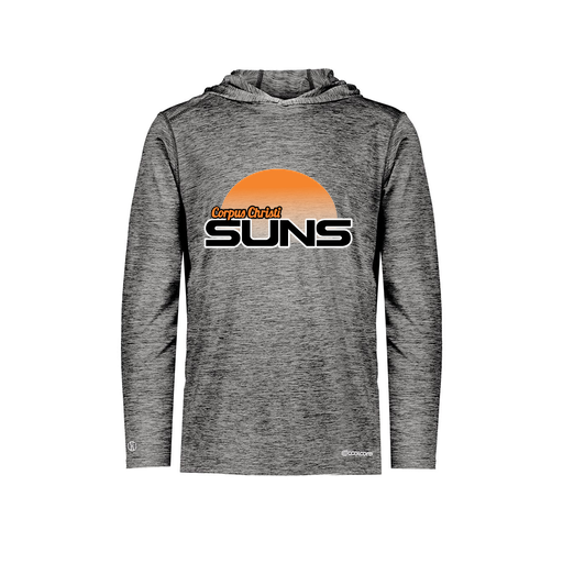 [FOLHCGBK-YS-LOGO1] Decker Youth Charge Hoodie (Youth S, Black, Logo 1)