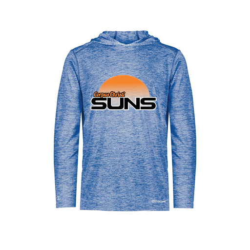 [FOLHCGRY-YS-LOGO1] Decker Youth Charge Hoodie (Youth S, Royal, Logo 1)