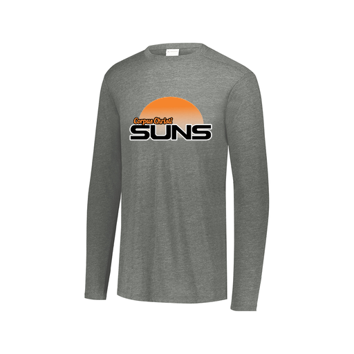 [3075.013.XS-LOGO1] Men's LS Ultra-blend T-Shirt (Adult XS, Gray, Logo 1)