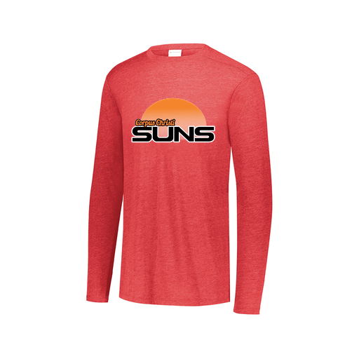 [3075.V96.XS-LOGO1] Men's LS Ultra-blend T-Shirt (Adult XS, Red, Logo 1)