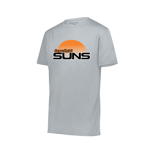 [222819.099.XXS-LOGO1] Youth Movement Dri Fit Shirt (Youth XXS, Silver, Logo 1)