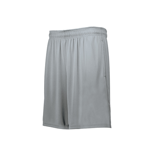 [229511.099.XS-LOGO4] Decker Men's Swift Short (Adult XS, Silver, Logo 4)